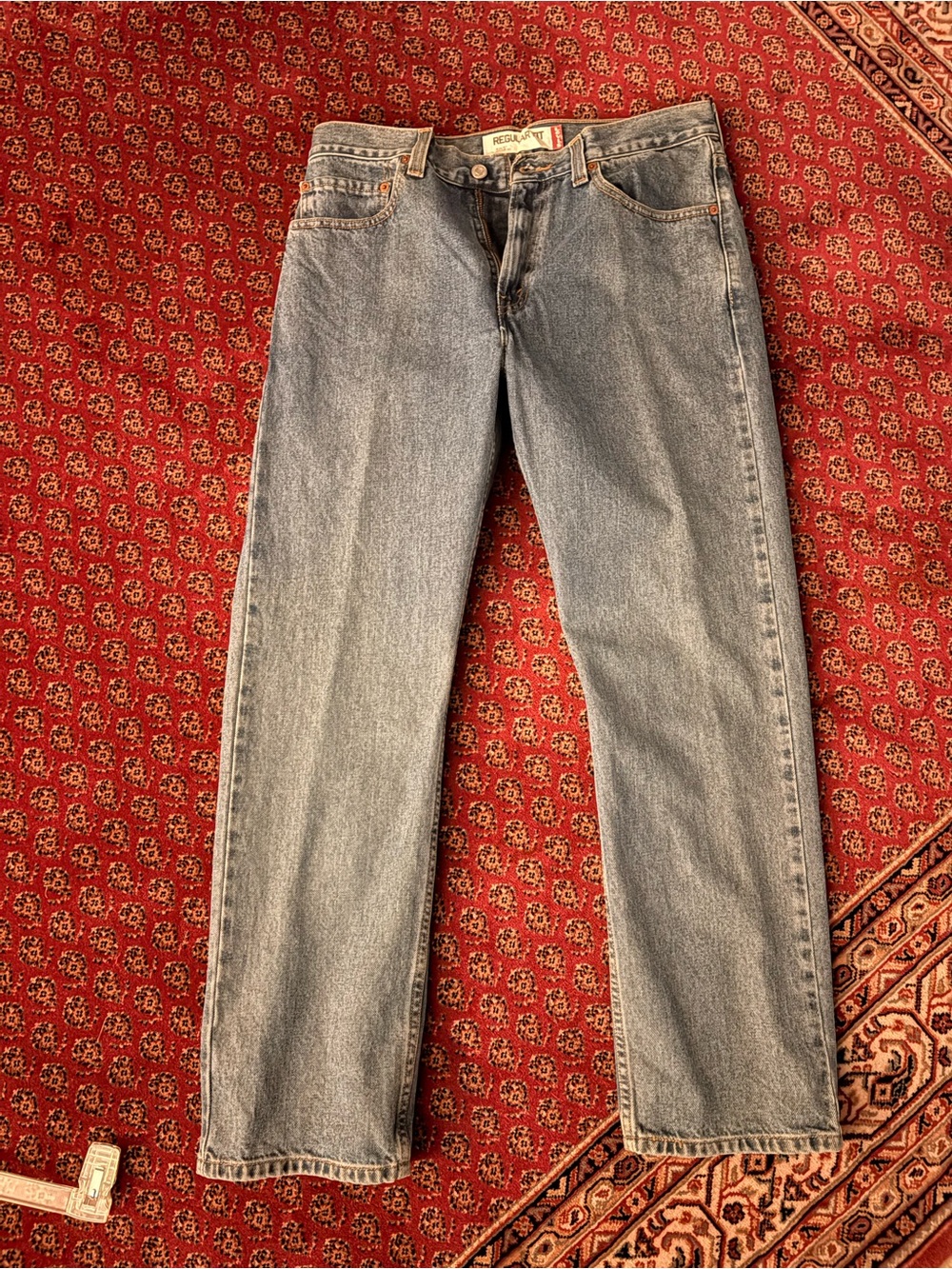 Levi’s 505 relaxed fit jeans vintage wash